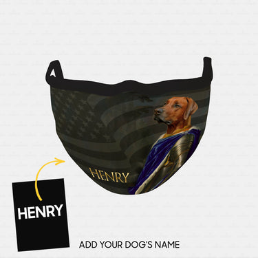 Personalized Dog Gift Idea - Royal Dog's Portrait 9 For Dog Lovers - Cloth Mask